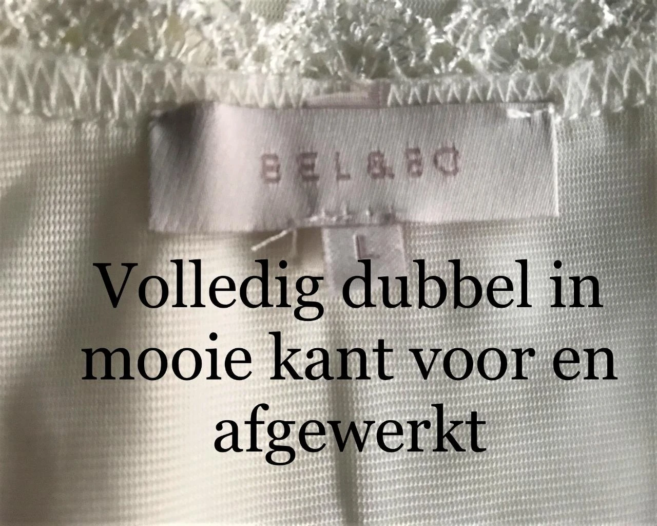 Bel & Bo Large blusa creme sem mangas. – photo 9